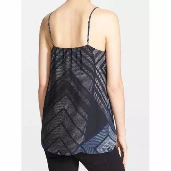 Vince Graphic Print Silk Cami - Picture 2 of 9